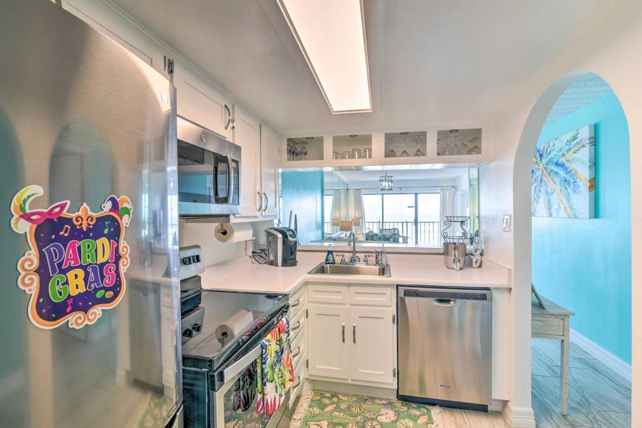 Galveston Oceanfront Condo With Balcony And View! מראה חיצוני תמונה