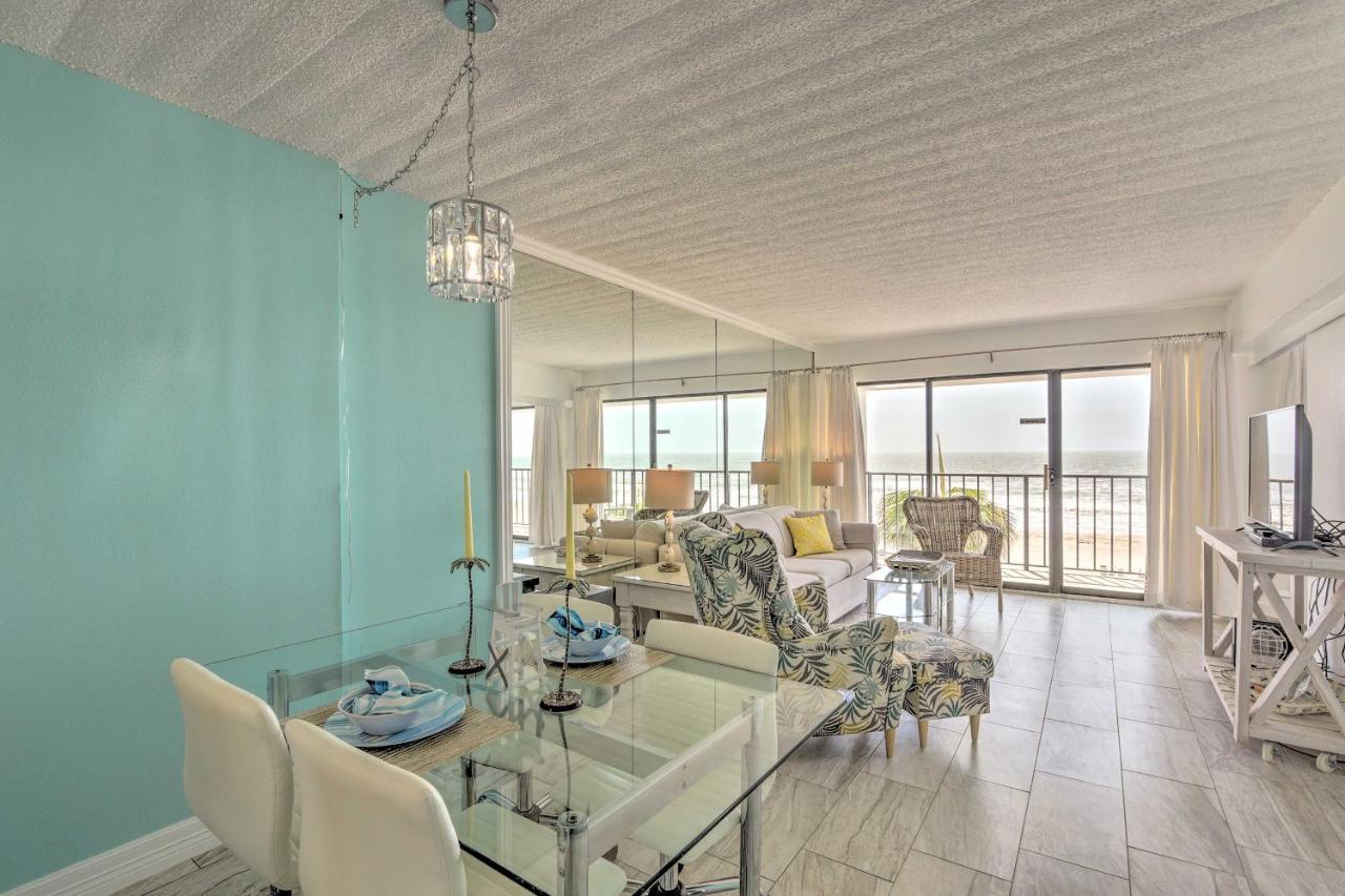 Galveston Oceanfront Condo With Balcony And View! מראה חיצוני תמונה