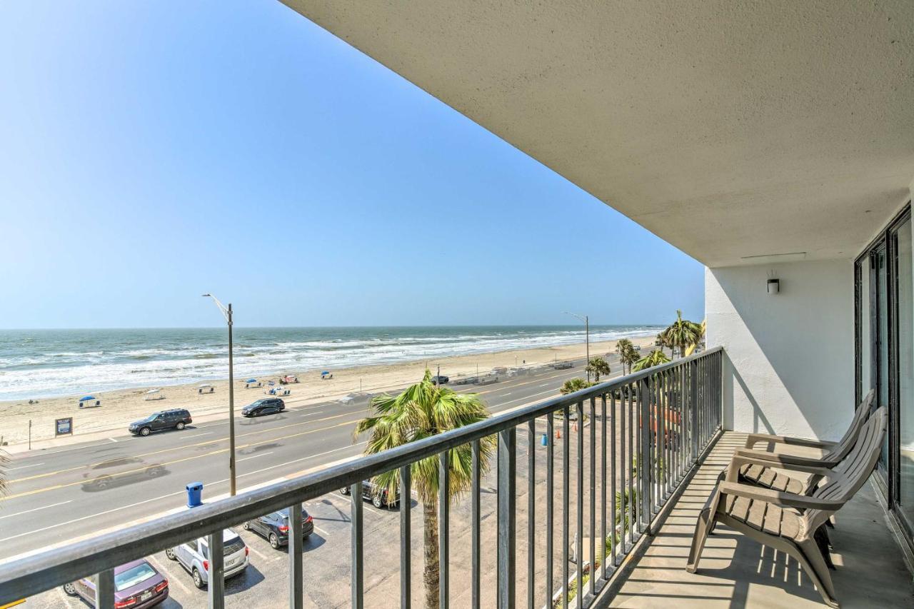 Galveston Oceanfront Condo With Balcony And View! מראה חיצוני תמונה