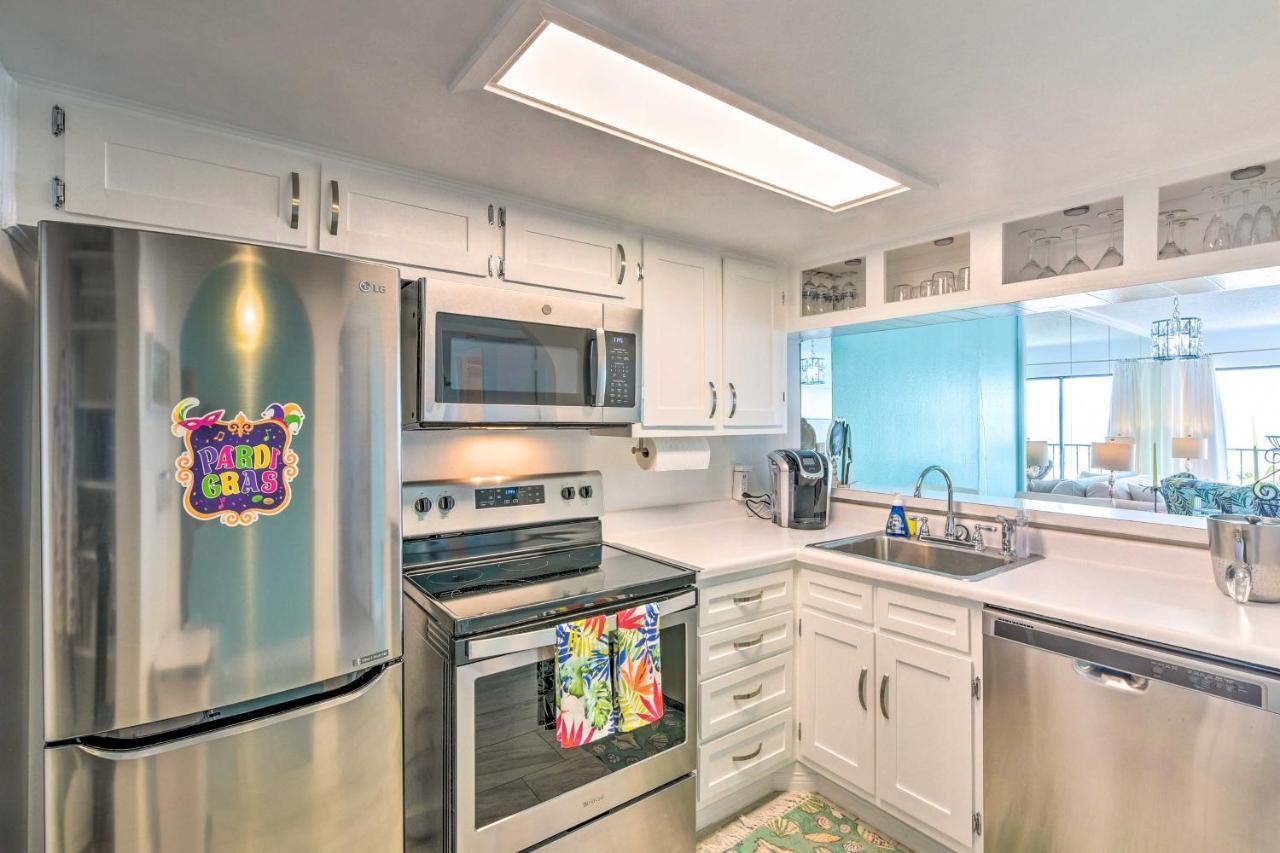 Galveston Oceanfront Condo With Balcony And View! מראה חיצוני תמונה